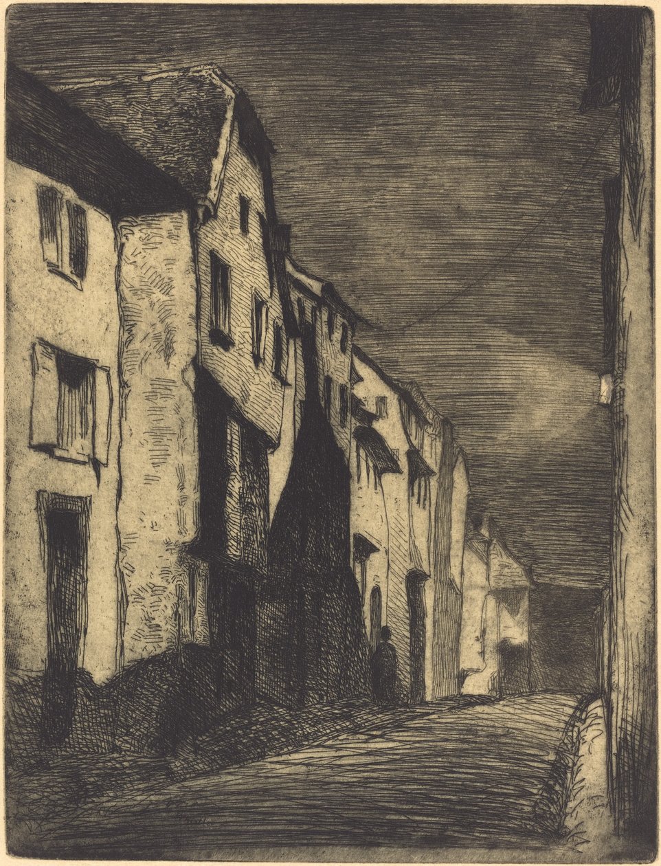 Ulice v Saverne, 1858. od James Abbott McNeill Whistler