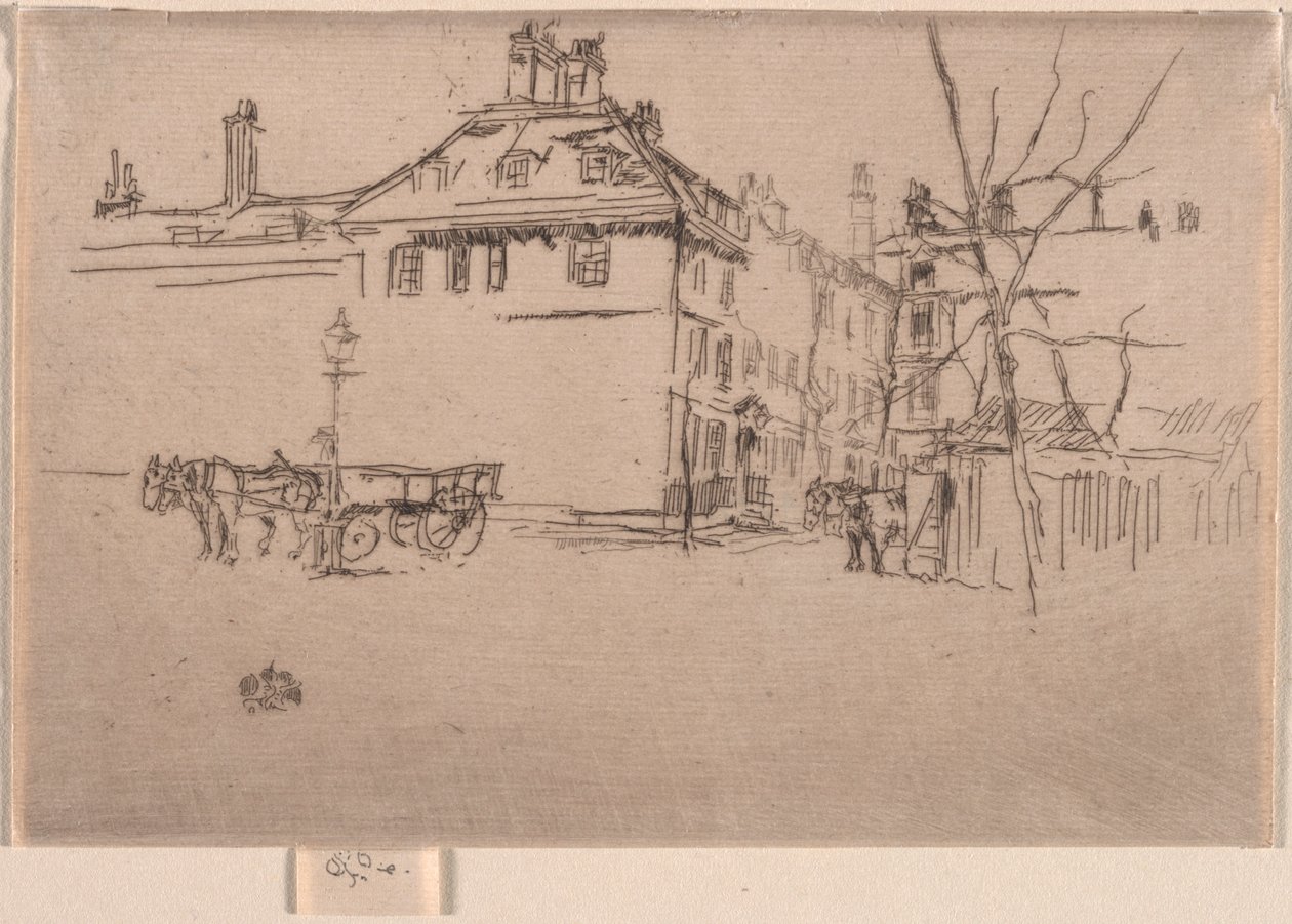 Chrám, 1886. od James Abbott McNeill Whistler