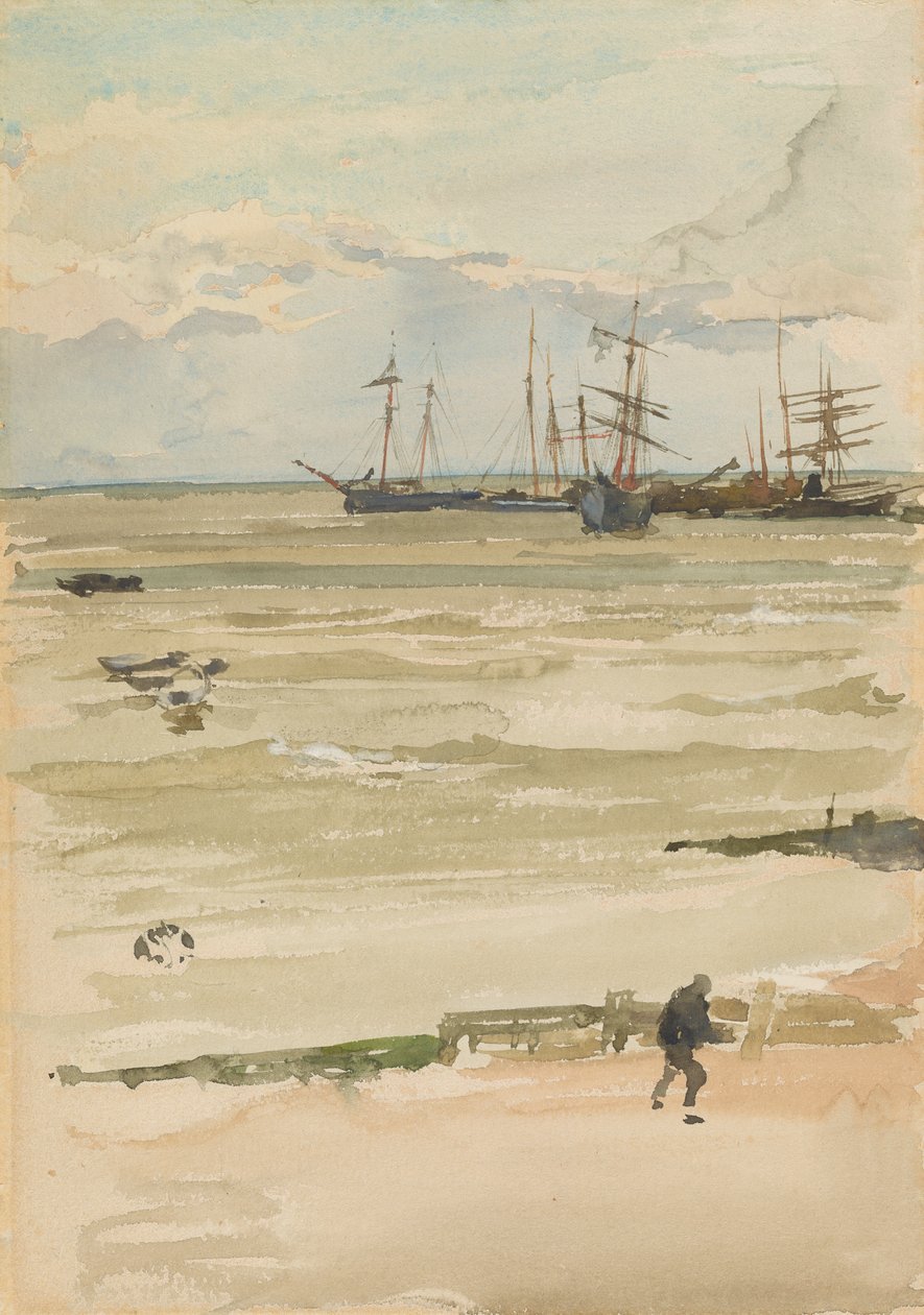 The Anchorage, 1882-1884. od James Abbott McNeill Whistler