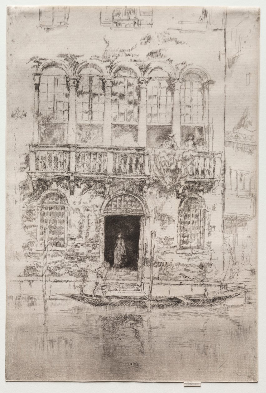 Balkón. od James Abbott McNeill Whistler