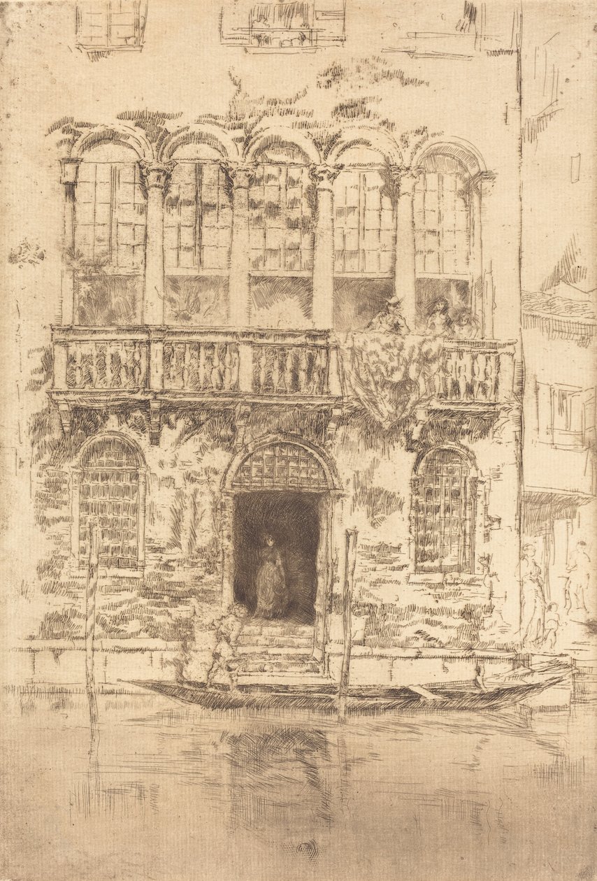 Balkon, 18791880. od James Abbott McNeill Whistler