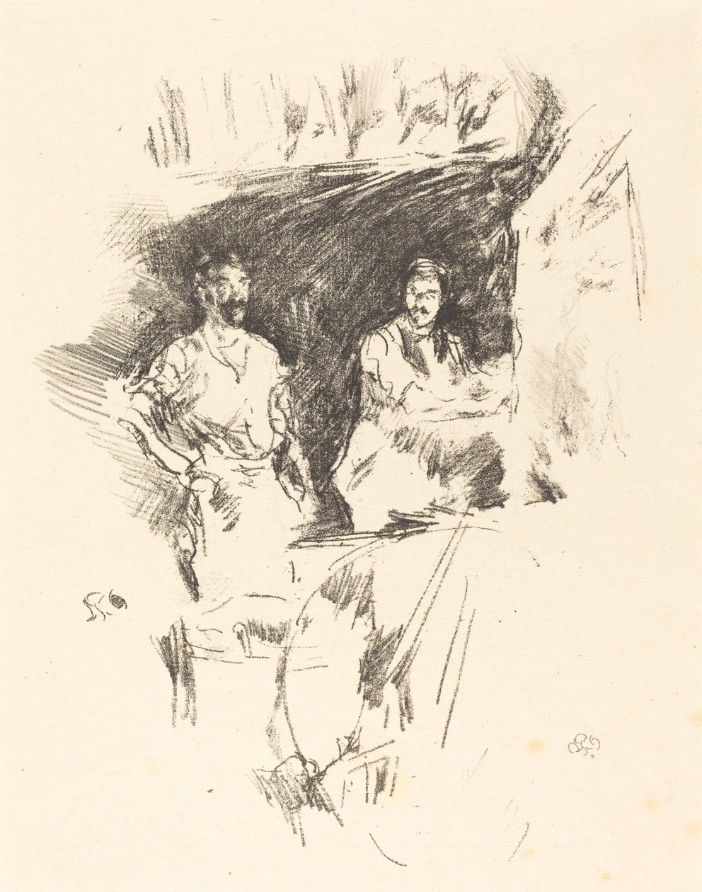 Bratři, 18951896. od James Abbott McNeill Whistler