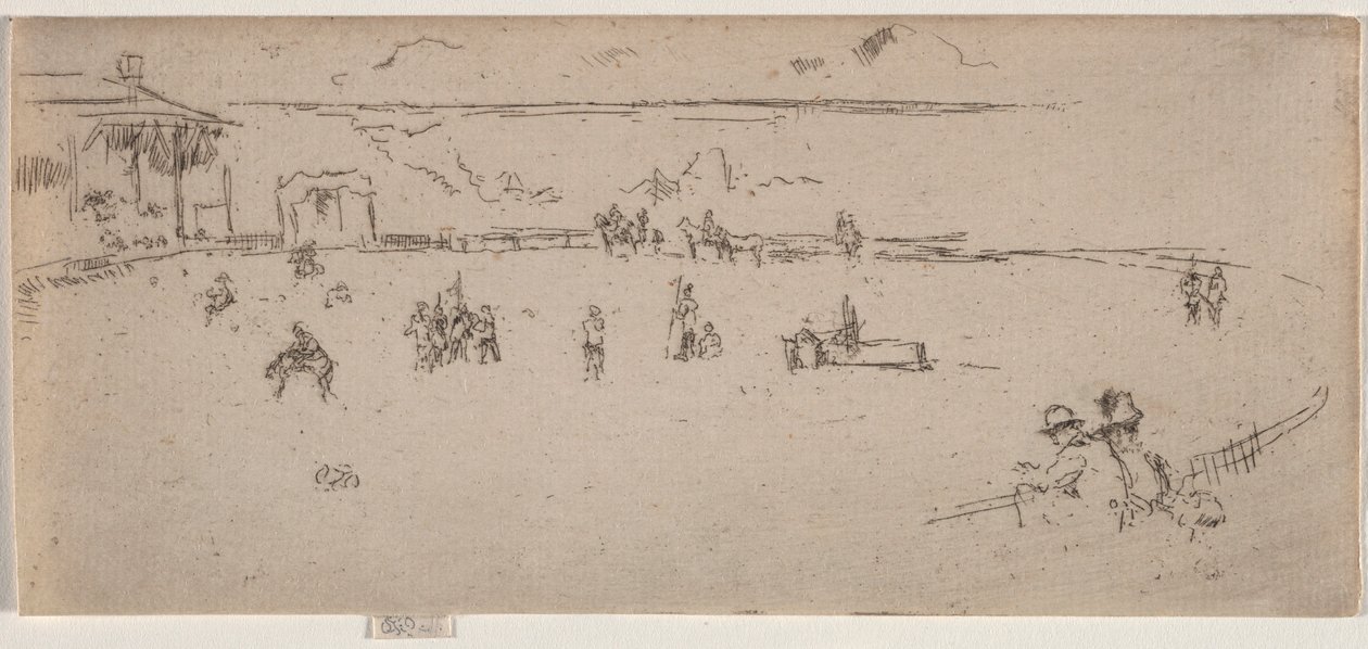 Vzpínající se kůň. od James Abbott McNeill Whistler