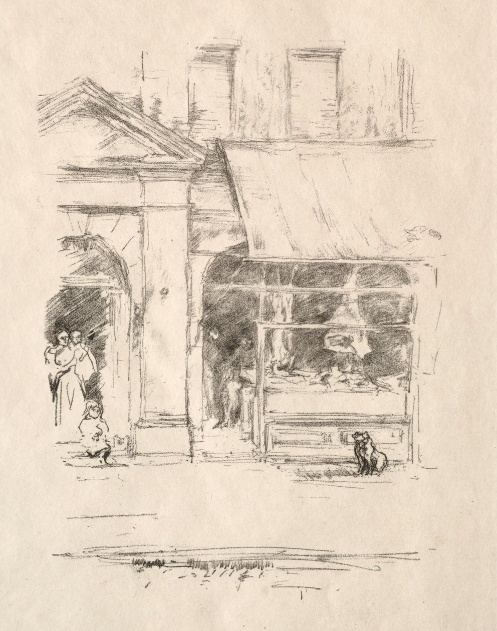 The Butchers Dog, 1896. od James Abbott McNeill Whistler