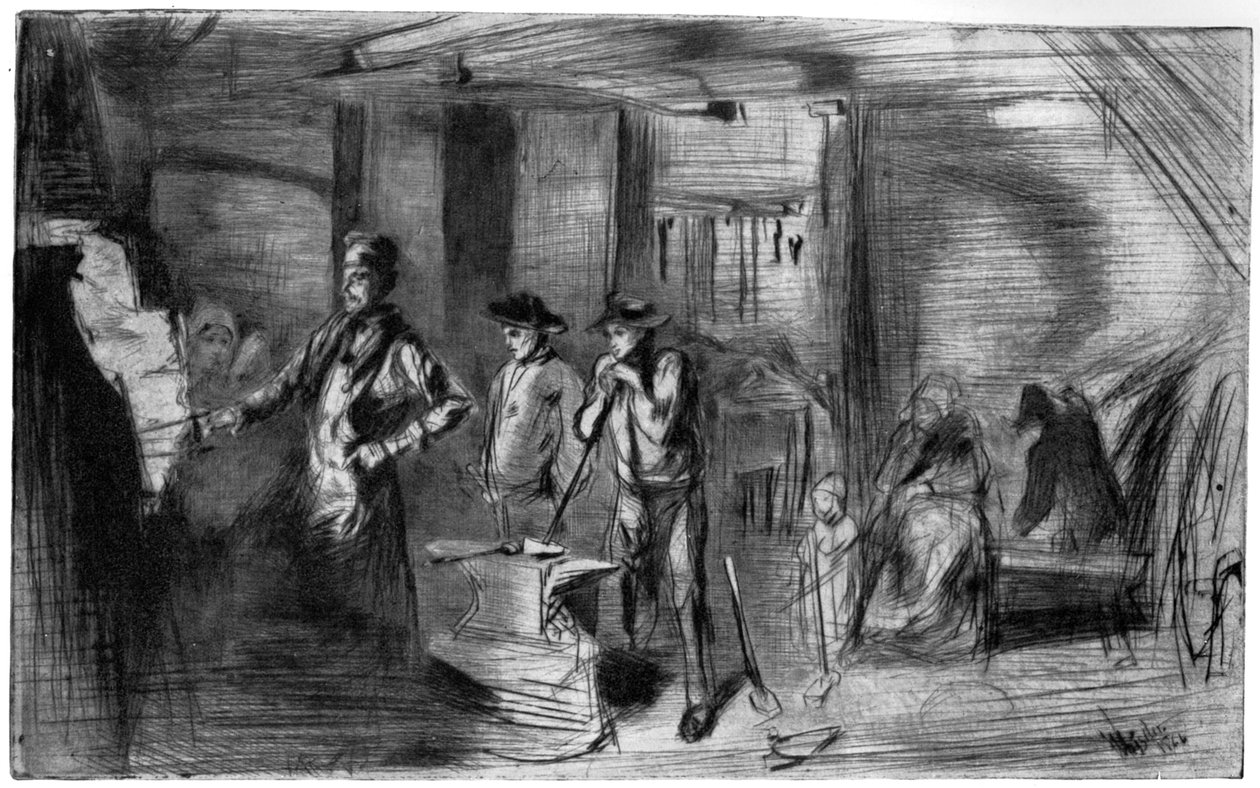 The Forge, c1860 1904. od James Abbott McNeill Whistler
