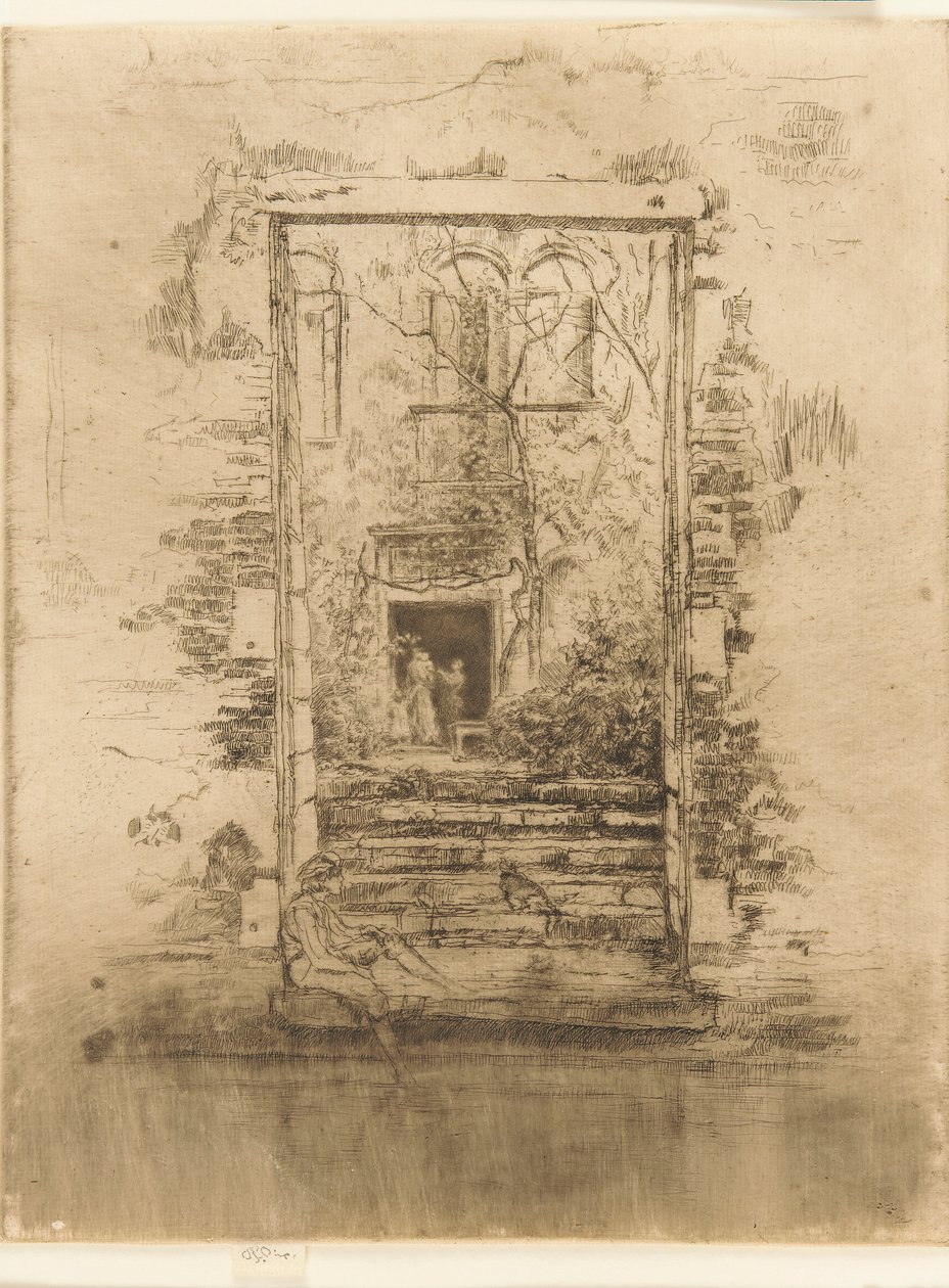 Zahrada, 1879-1880. od James Abbott McNeill Whistler