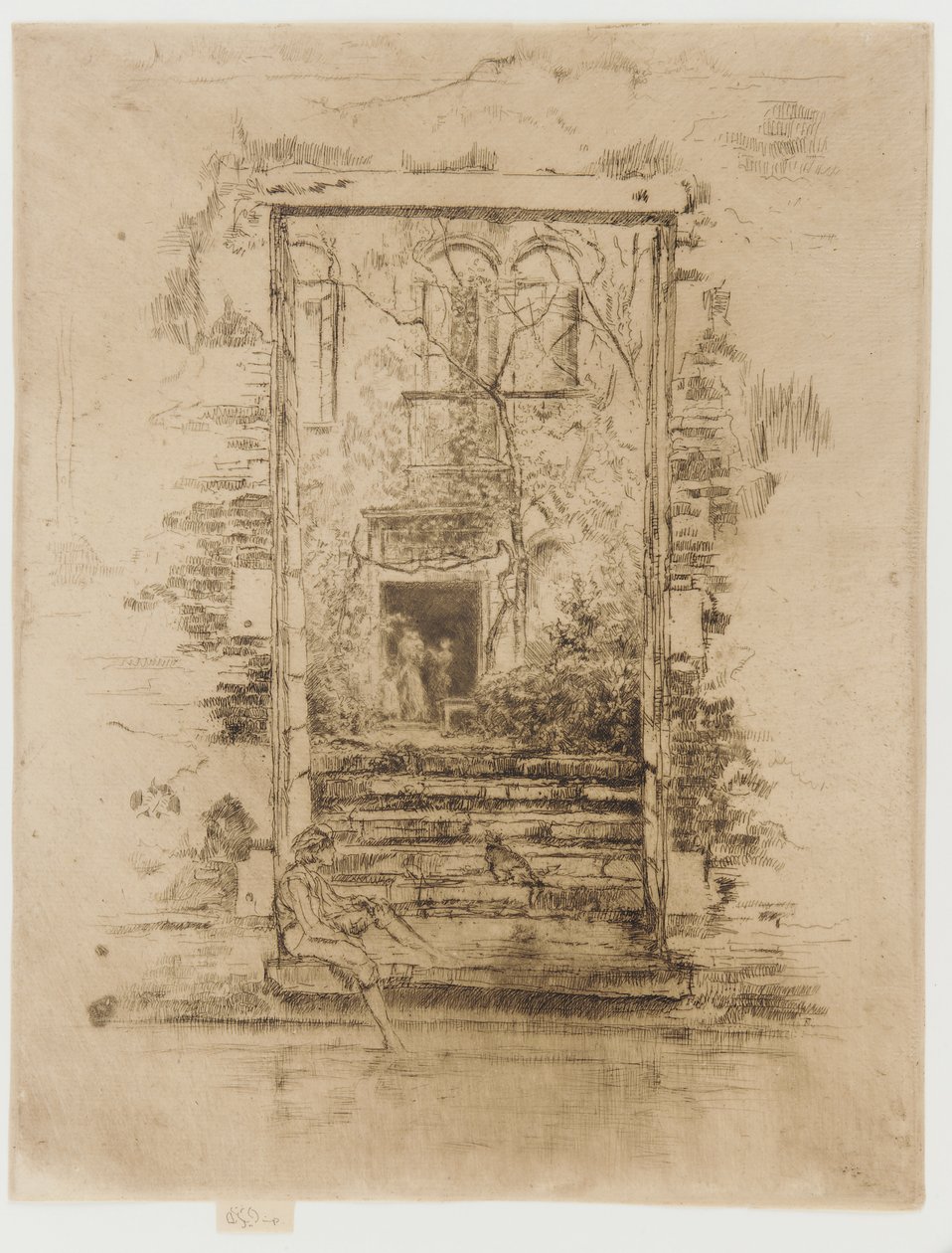 Zahrada, 1879-1880. od James Abbott McNeill Whistler