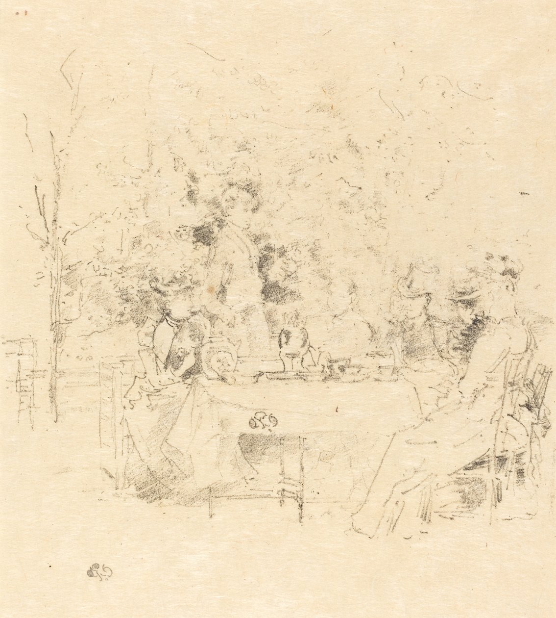 Zahrada, 1891. od James Abbott McNeill Whistler