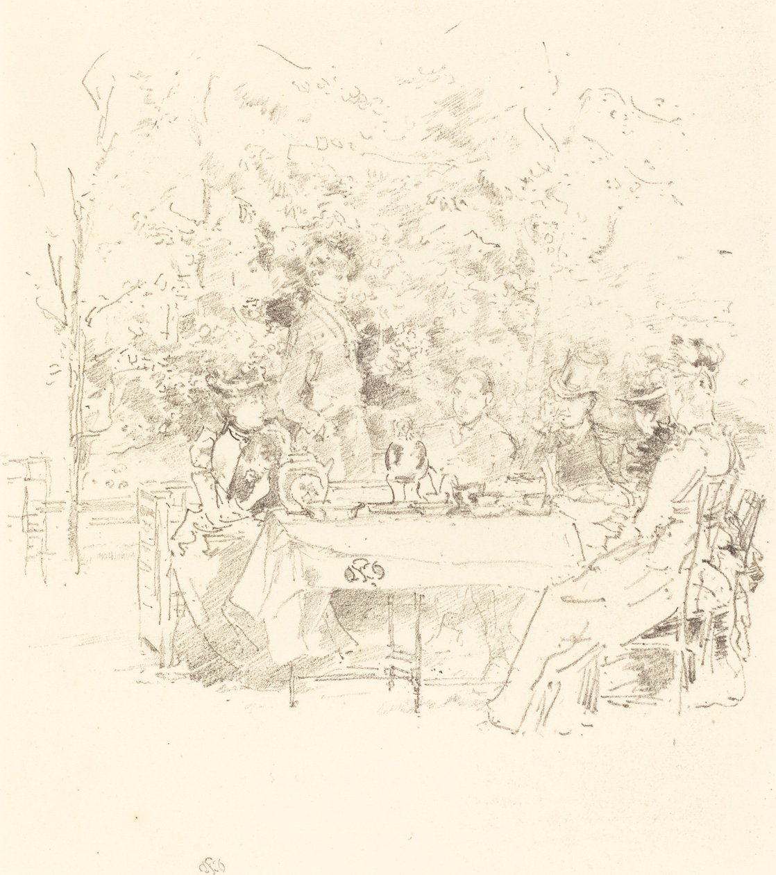 Zahrada, 1891. od James Abbott McNeill Whistler