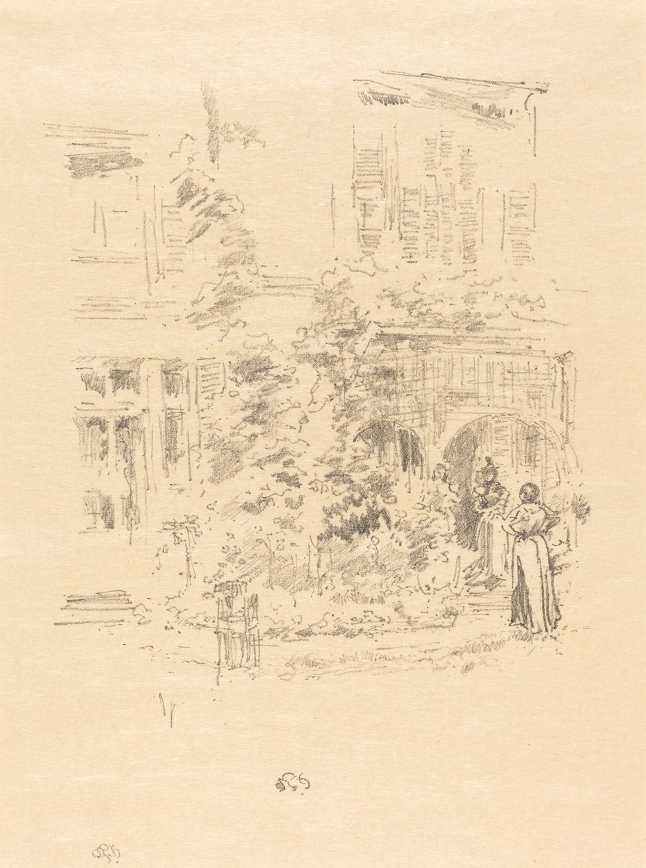 Zahradní veranda, 1894. od James Abbott McNeill Whistler