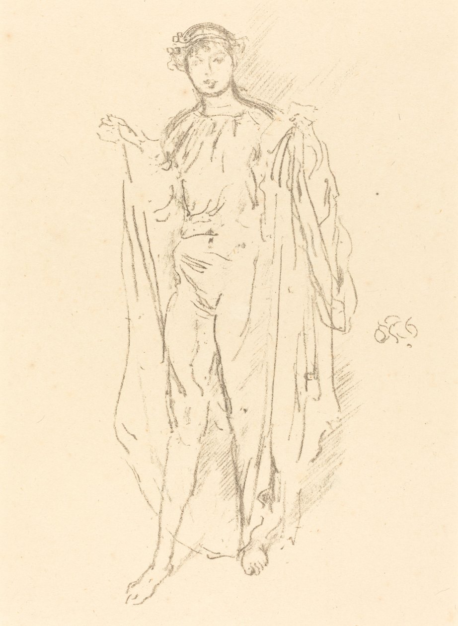 Dívka, c. 1891. od James Abbott McNeill Whistler