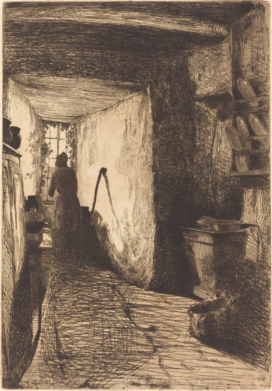 Kuchyně, 1858. od James Abbott McNeill Whistler