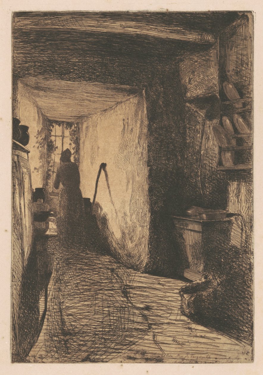 Kuchyně, 1858. od James Abbott McNeill Whistler