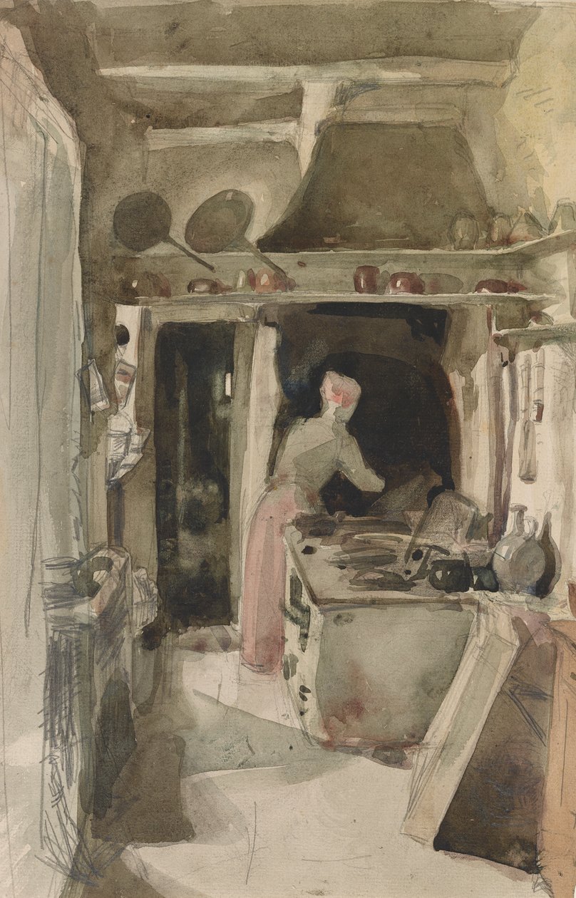 Kuchyně, 1858. od James Abbott McNeill Whistler
