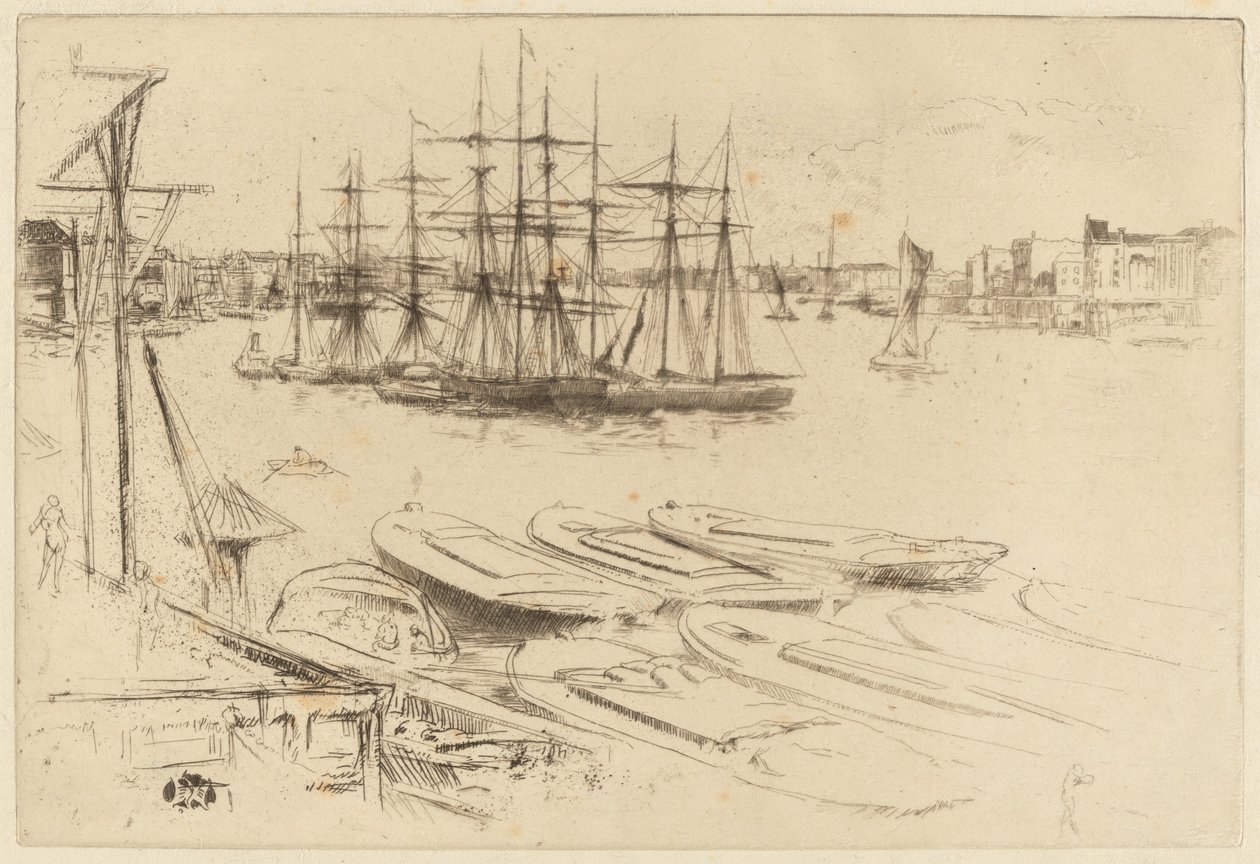 Velký bazén, c. 1879. od James Abbott McNeill Whistler