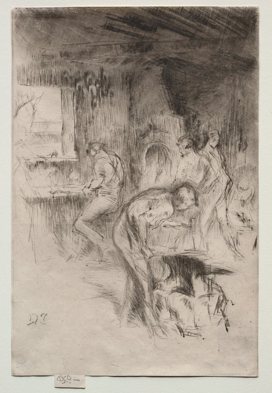 Malá kovárna. od James Abbott McNeill Whistler