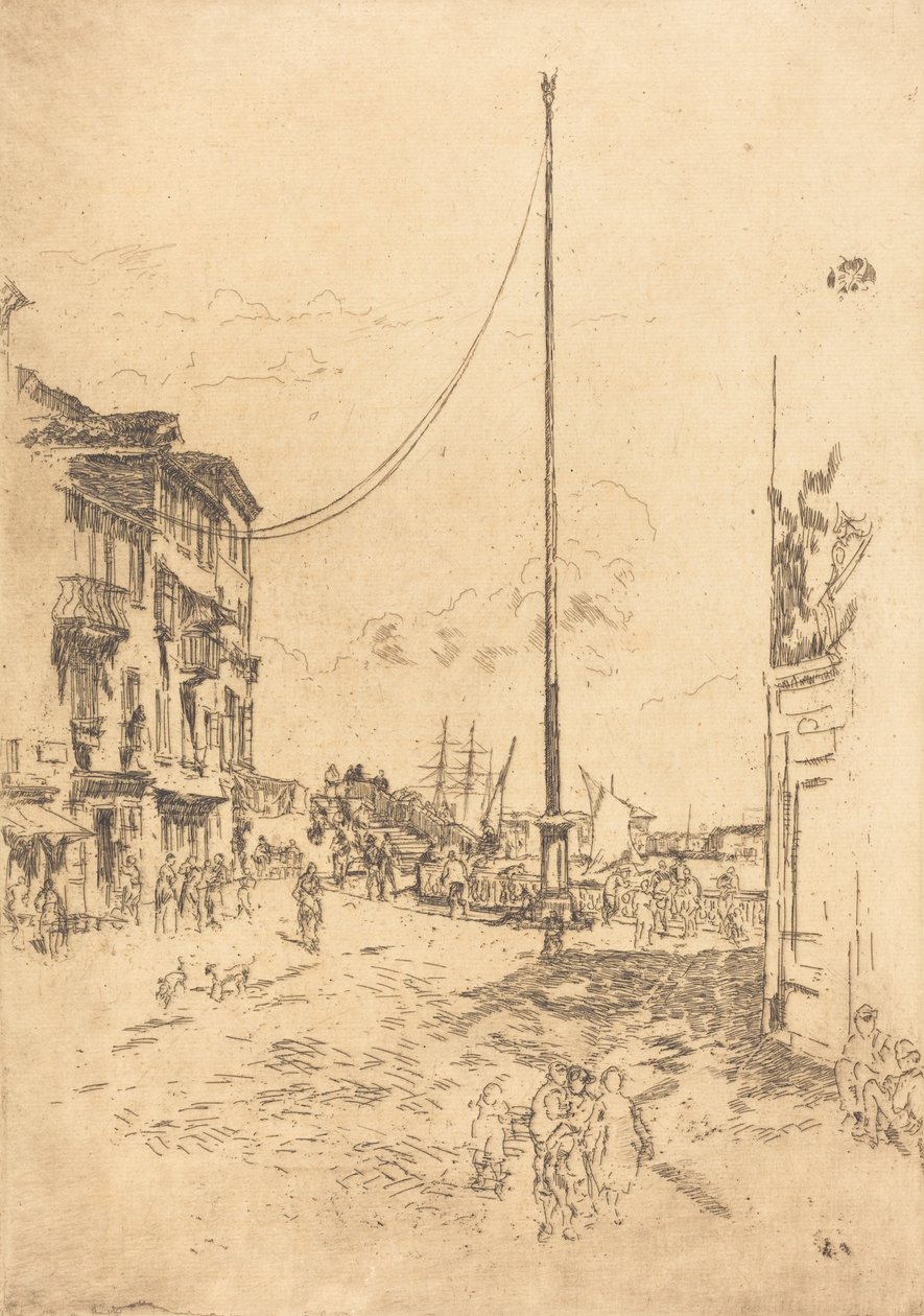 Malý stožár, 1880. od James Abbott McNeill Whistler