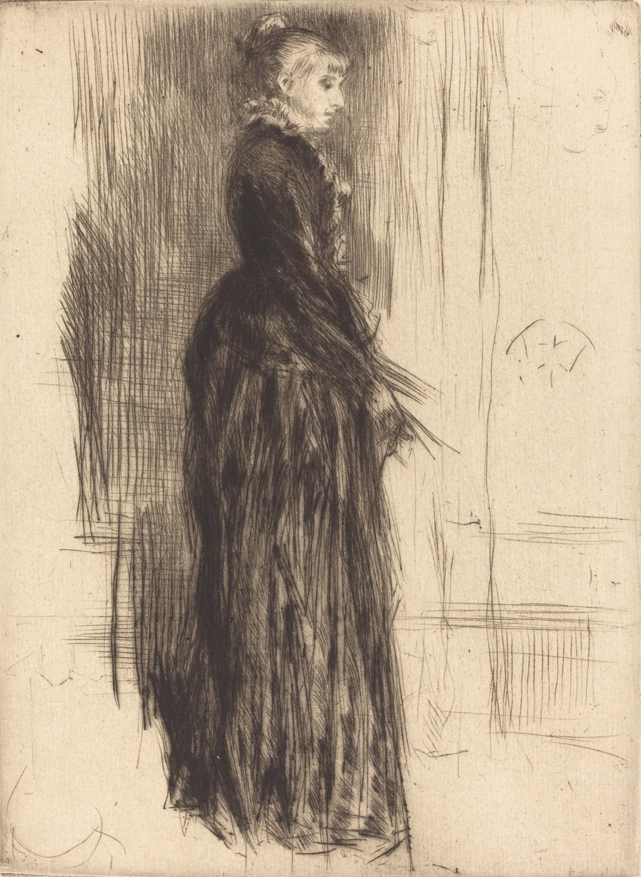 Malé sametové šaty, 1873. od James Abbott McNeill Whistler