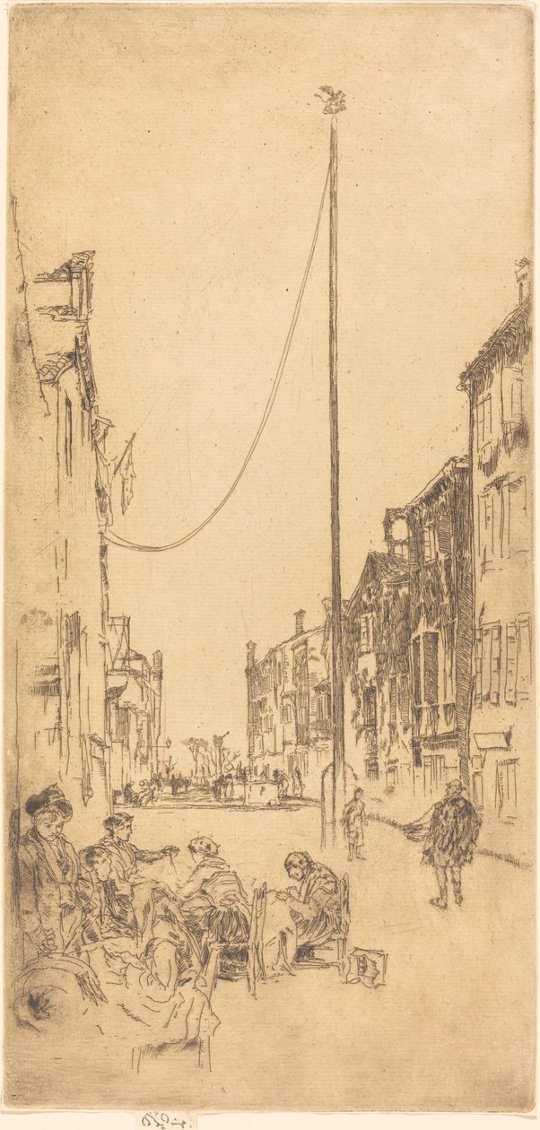 Stožár, 18791880. od James Abbott McNeill Whistler