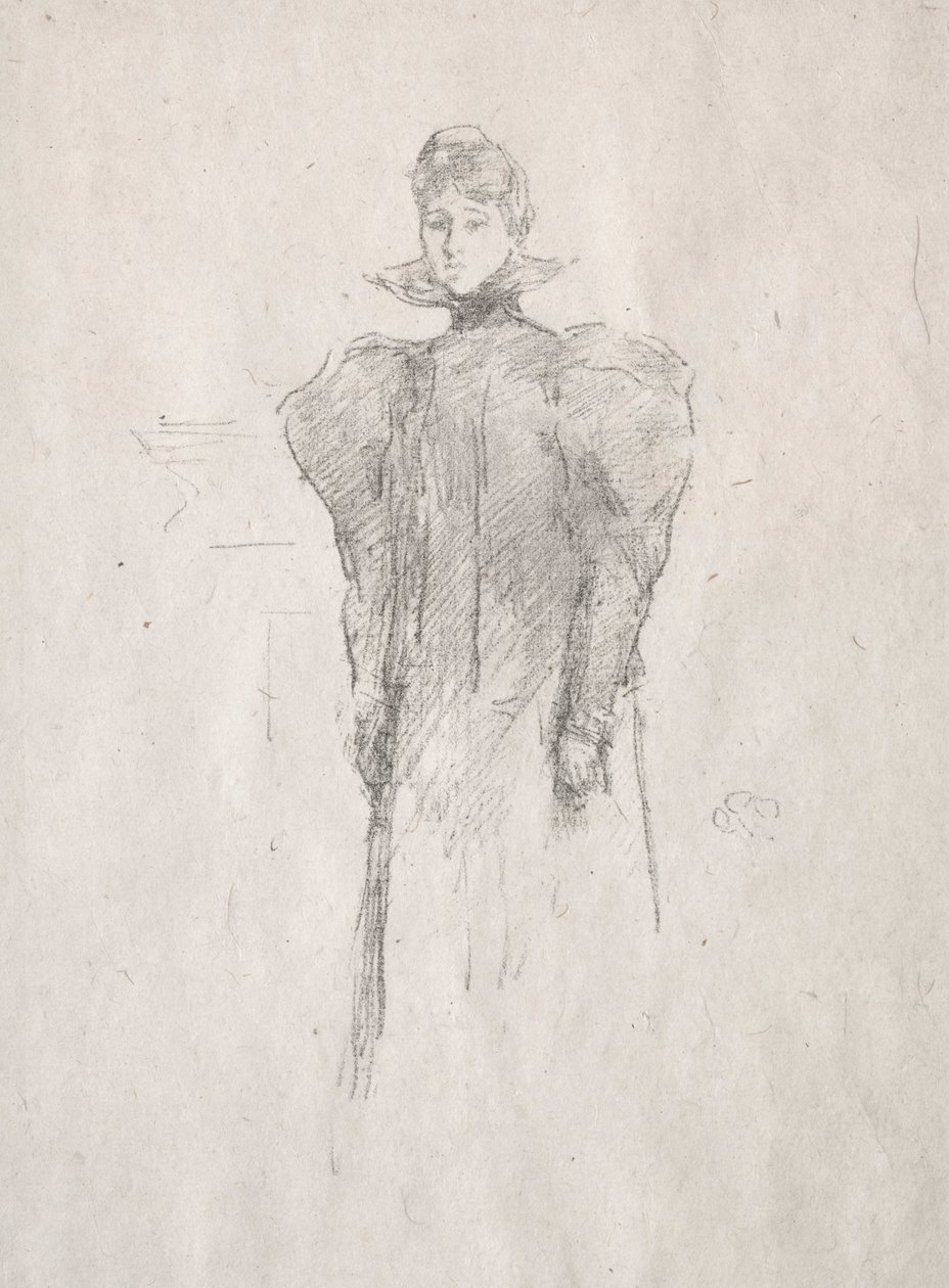 Medicejský límec. od James Abbott McNeill Whistler