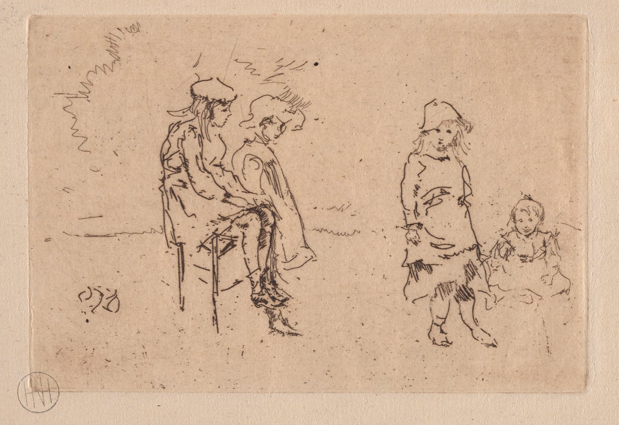 Děti Menpes. od James Abbott McNeill Whistler