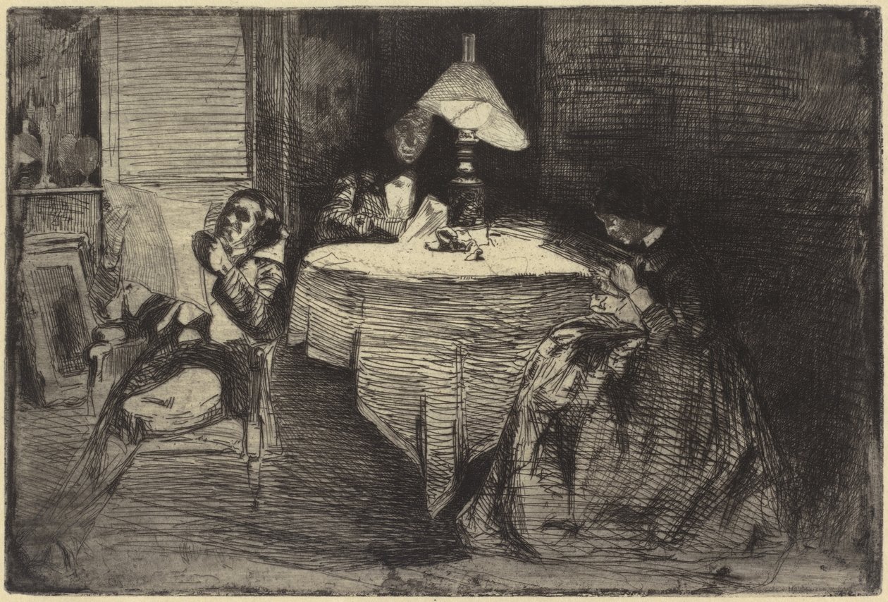 Hudební místnost, 1858. od James Abbott McNeill Whistler