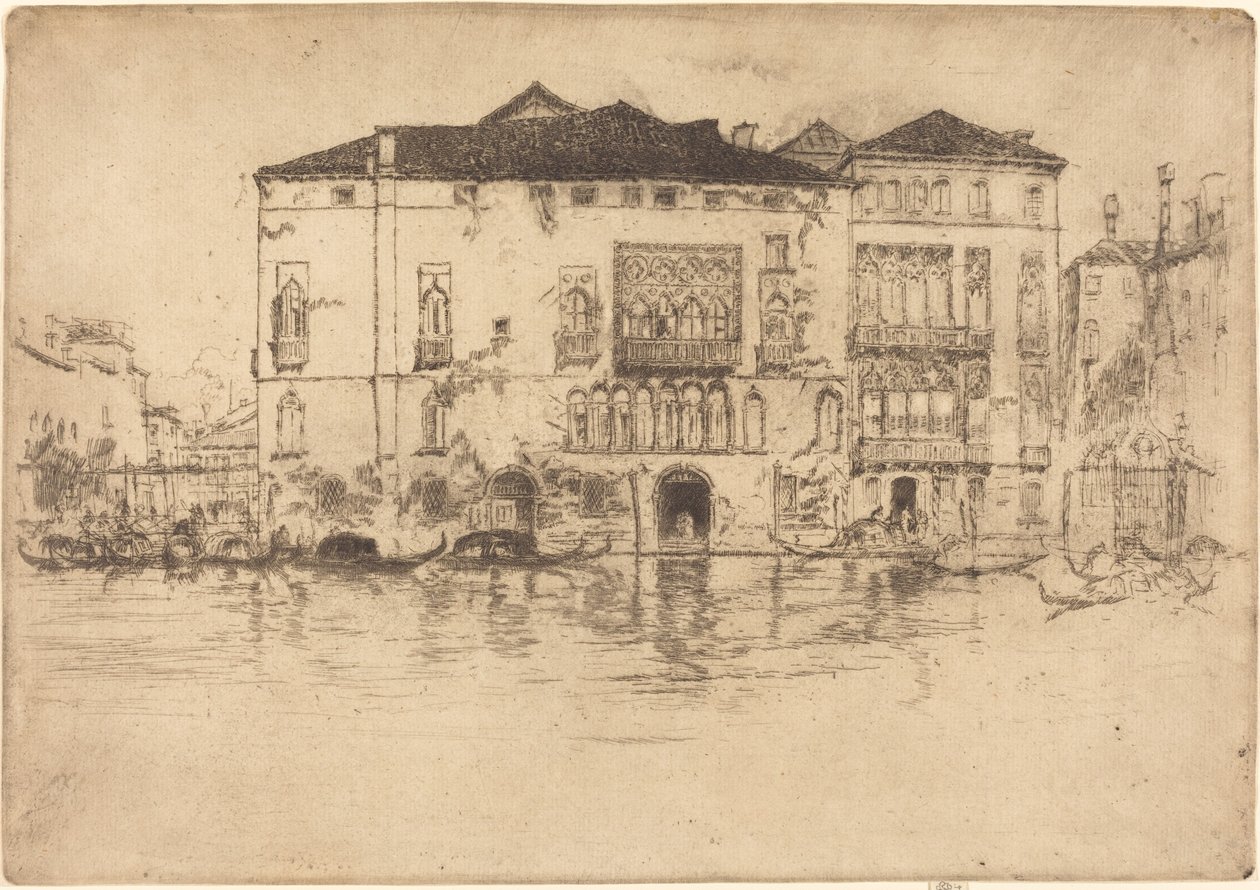Paláce, 1880. od James Abbott McNeill Whistler