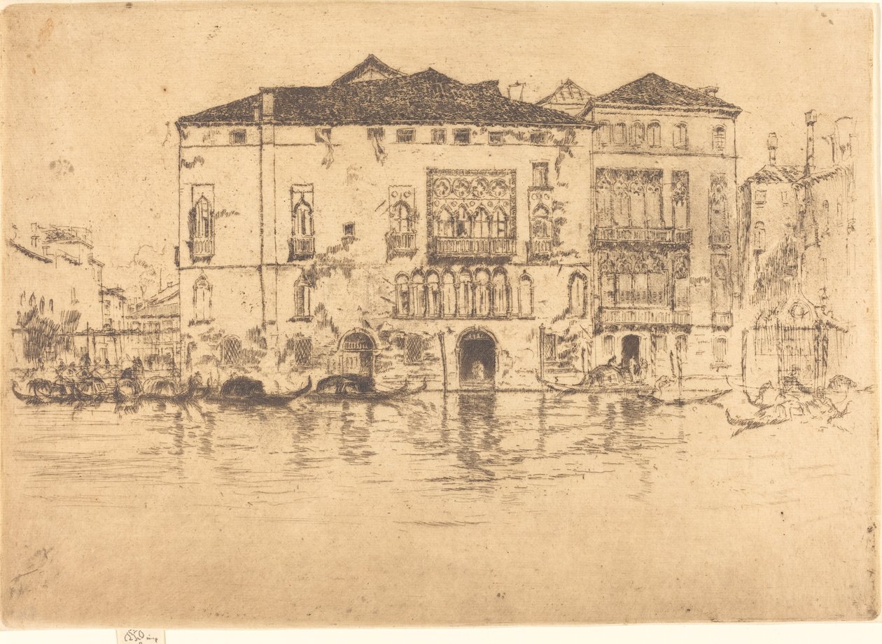 Paláce, 1880. od James Abbott McNeill Whistler