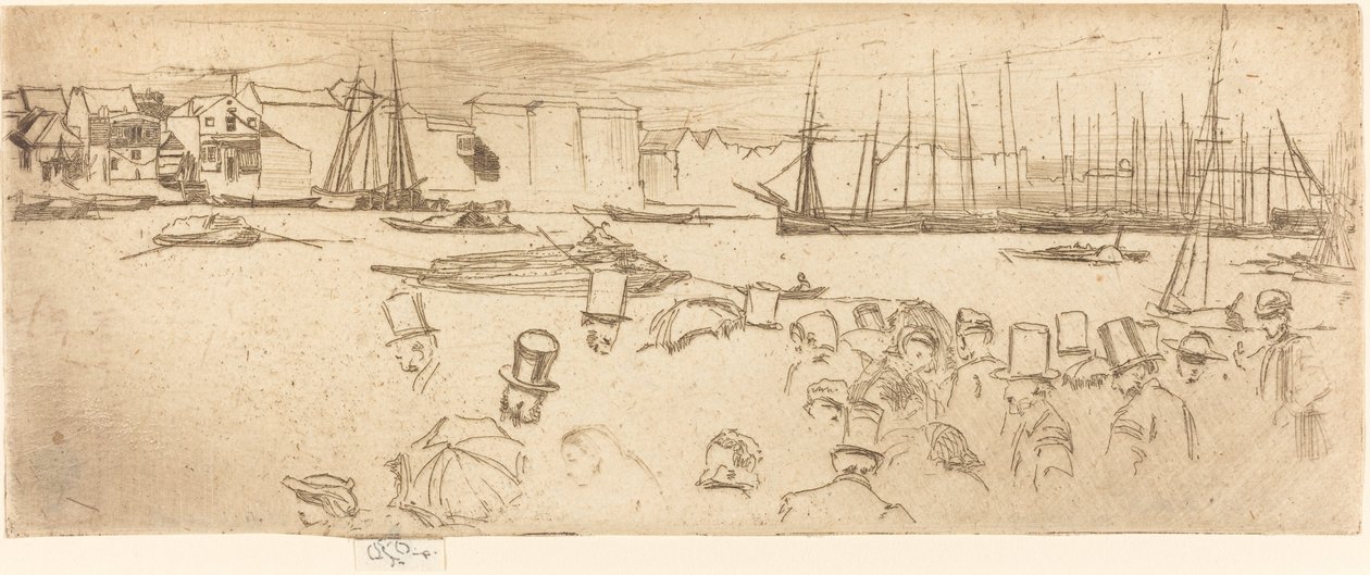 The Penny Boat, 1859. od James Abbott McNeill Whistler
