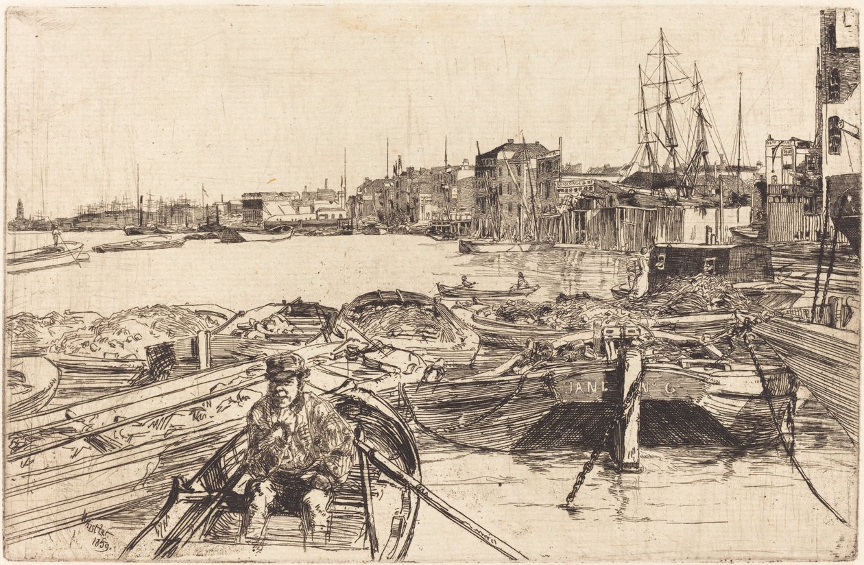 Bazén, 1859. od James Abbott McNeill Whistler