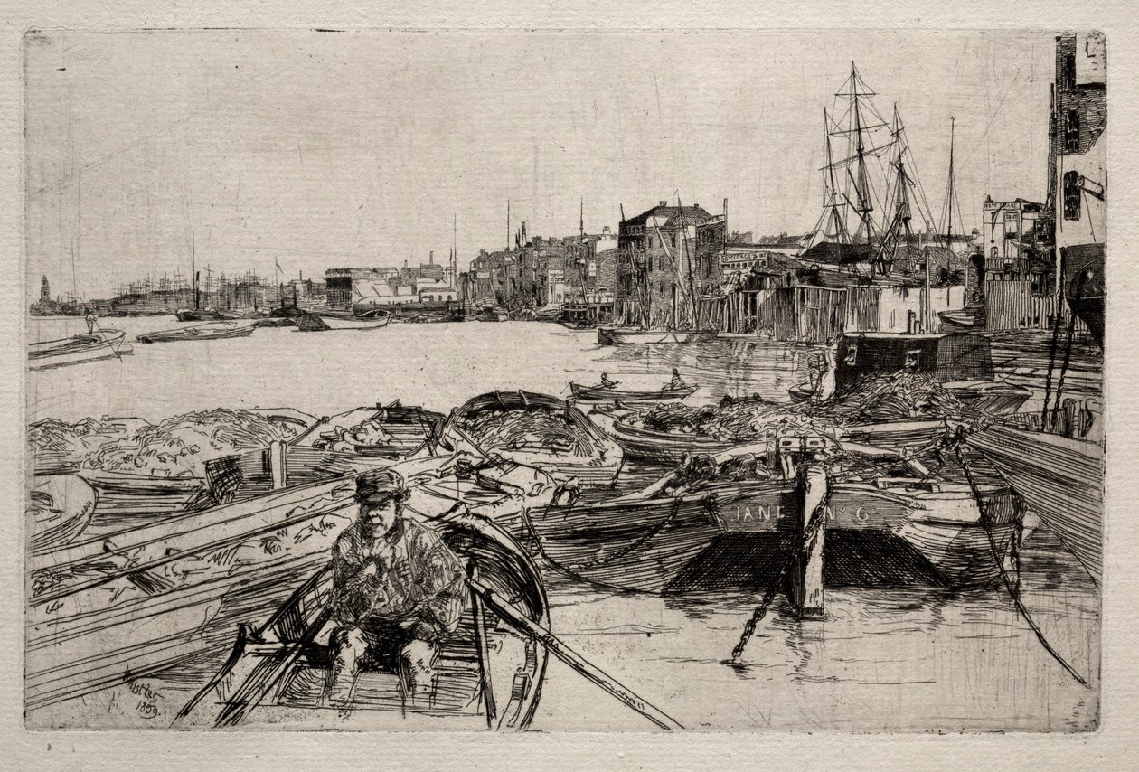 Bazén, 1859. od James Abbott McNeill Whistler