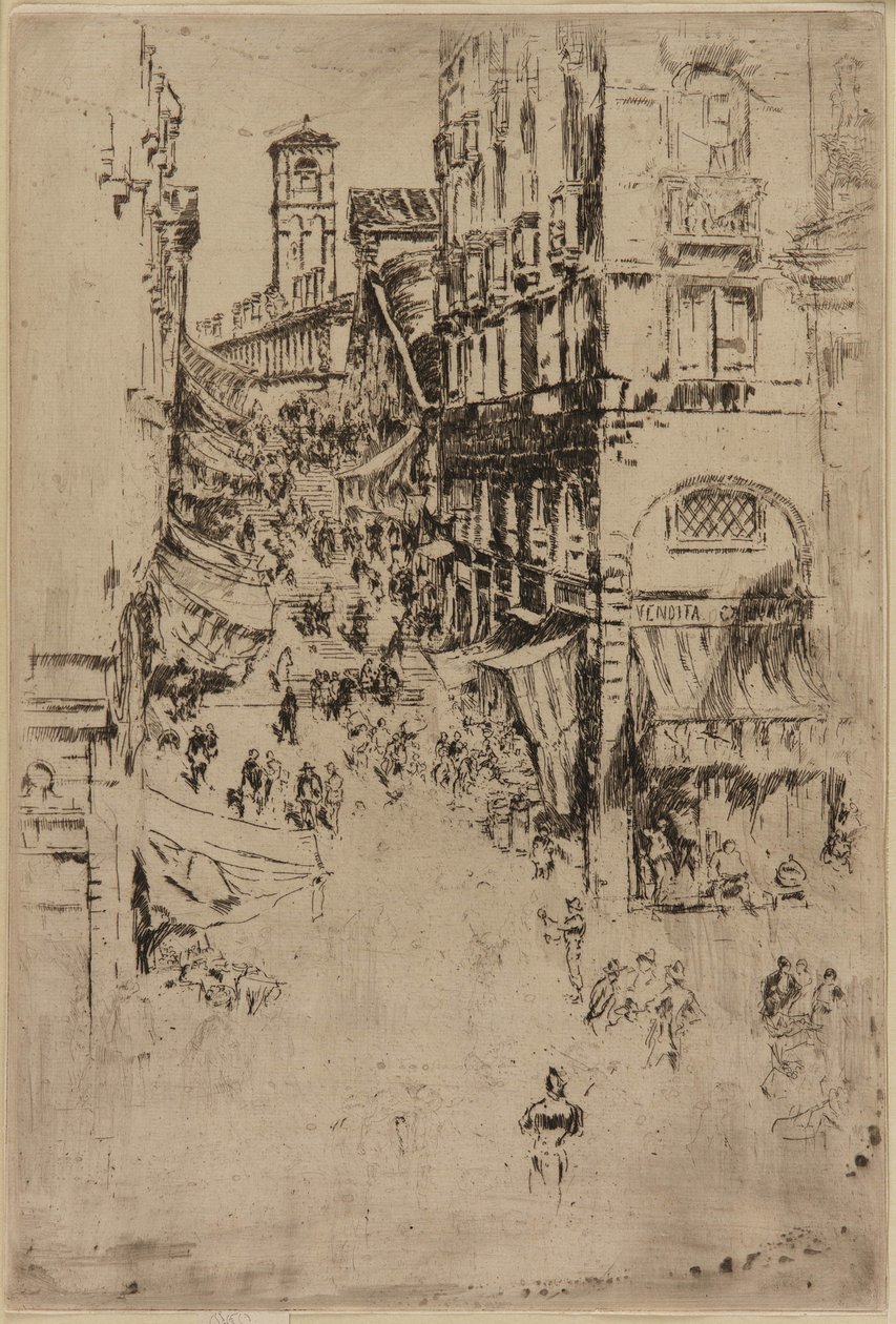 Rialto, 1879-1880. od James Abbott McNeill Whistler