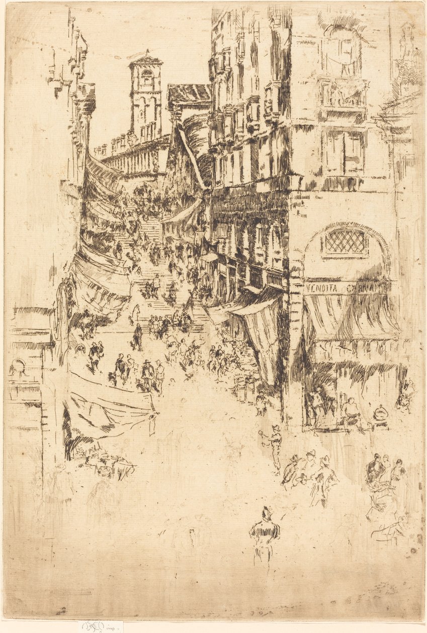 Rialto, 1880. od James Abbott McNeill Whistler