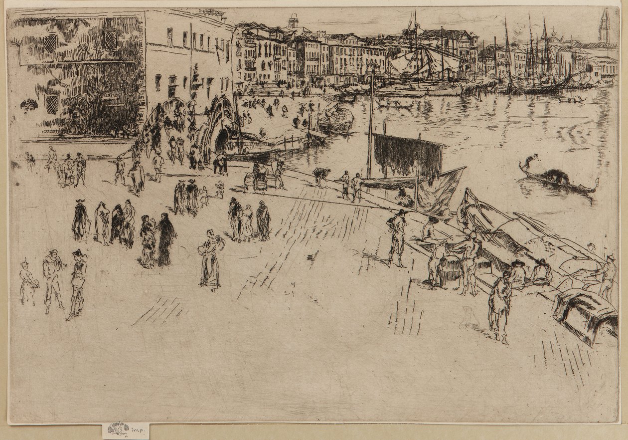 Riva, 1879-1880. od James Abbott McNeill Whistler