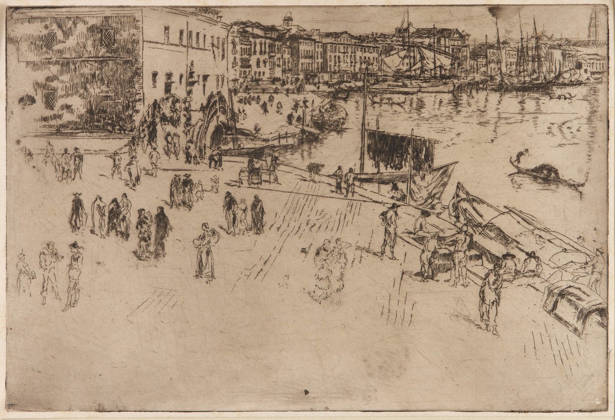 Riva, 1879-1880. od James Abbott McNeill Whistler