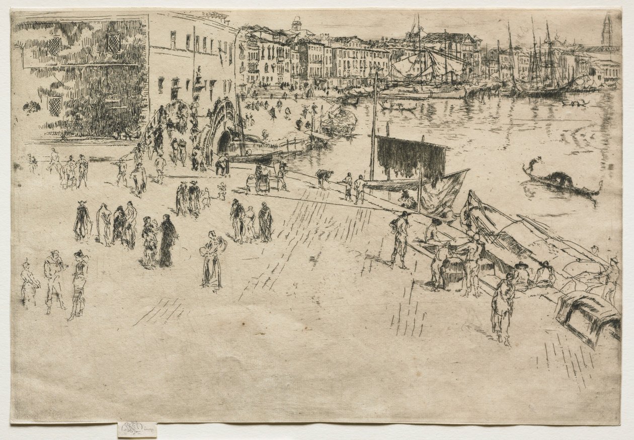 Riva, č. 1, 1880. od James Abbott McNeill Whistler