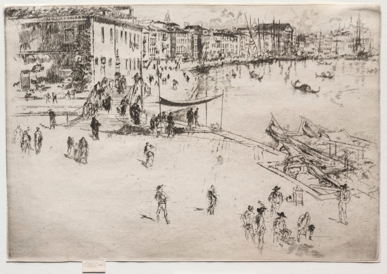 The Riva, č. 2, 1886. od James Abbott McNeill Whistler