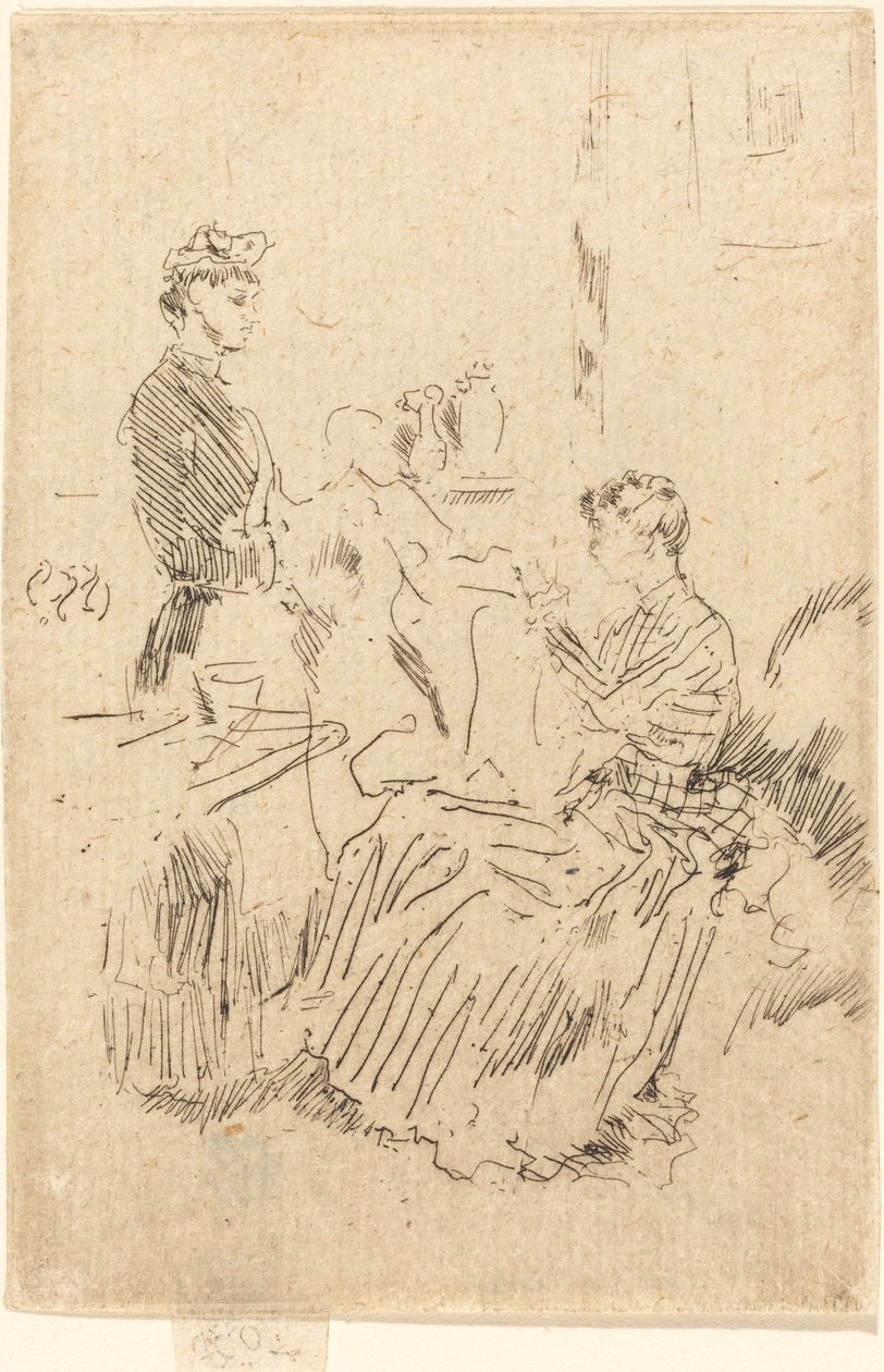 Švadlena, c. 18841886. od James Abbott McNeill Whistler