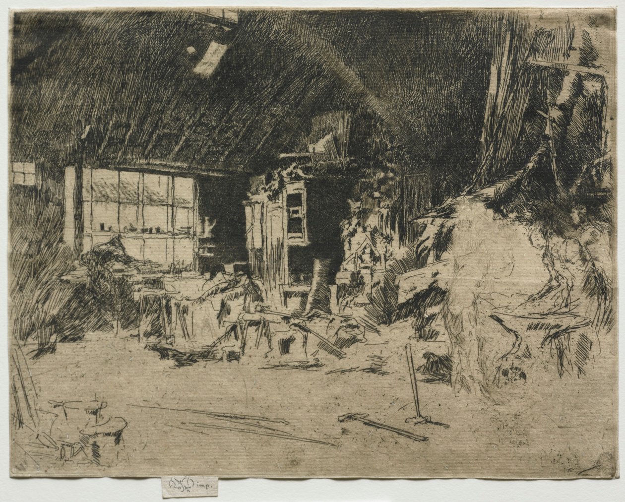 Kovárna. od James Abbott McNeill Whistler