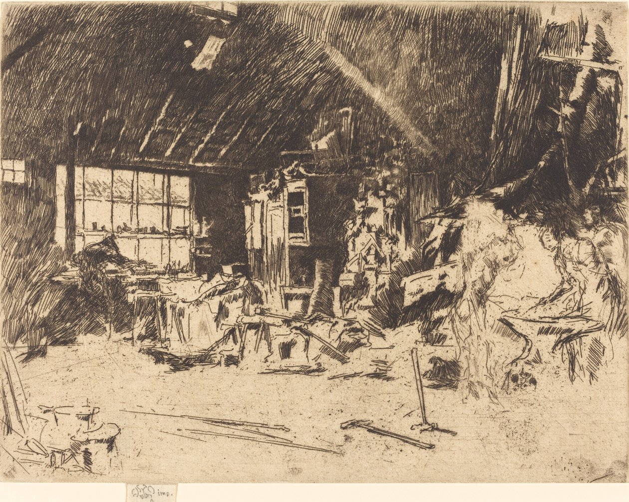 Kovárna, c. 1880. od James Abbott McNeill Whistler