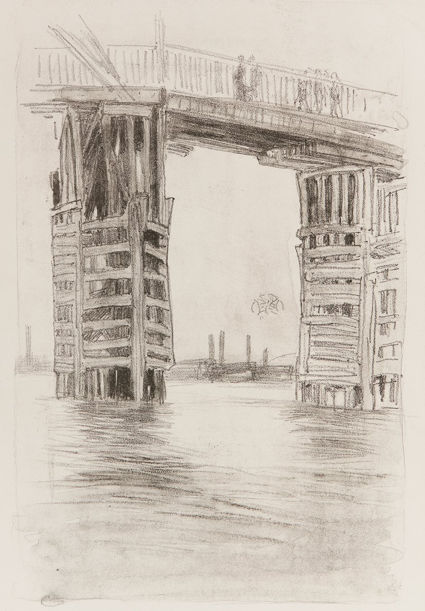 Vysoký most, 1878. od James Abbott McNeill Whistler