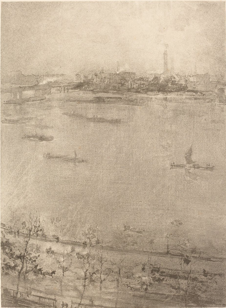 Temže, 1896. od James Abbott McNeill Whistler