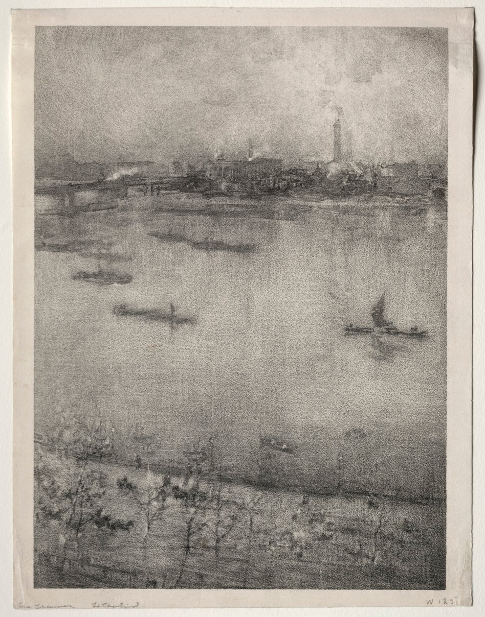 Temže, 1896. od James Abbott McNeill Whistler