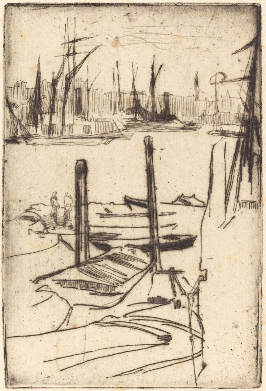 The Tiny Pool, 18761878. od James Abbott McNeill Whistler