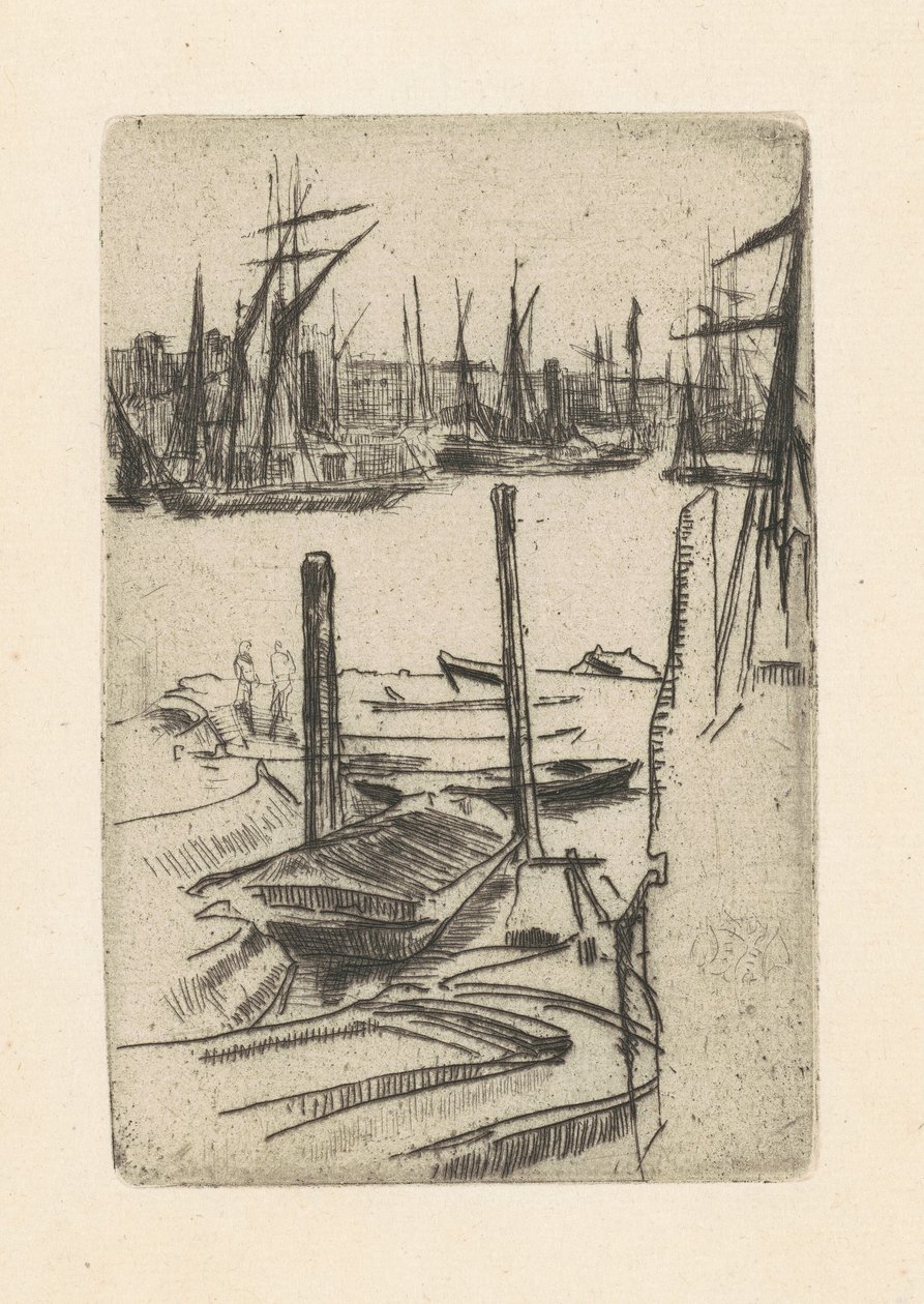The Tiny Pool, 18761878. od James Abbott McNeill Whistler