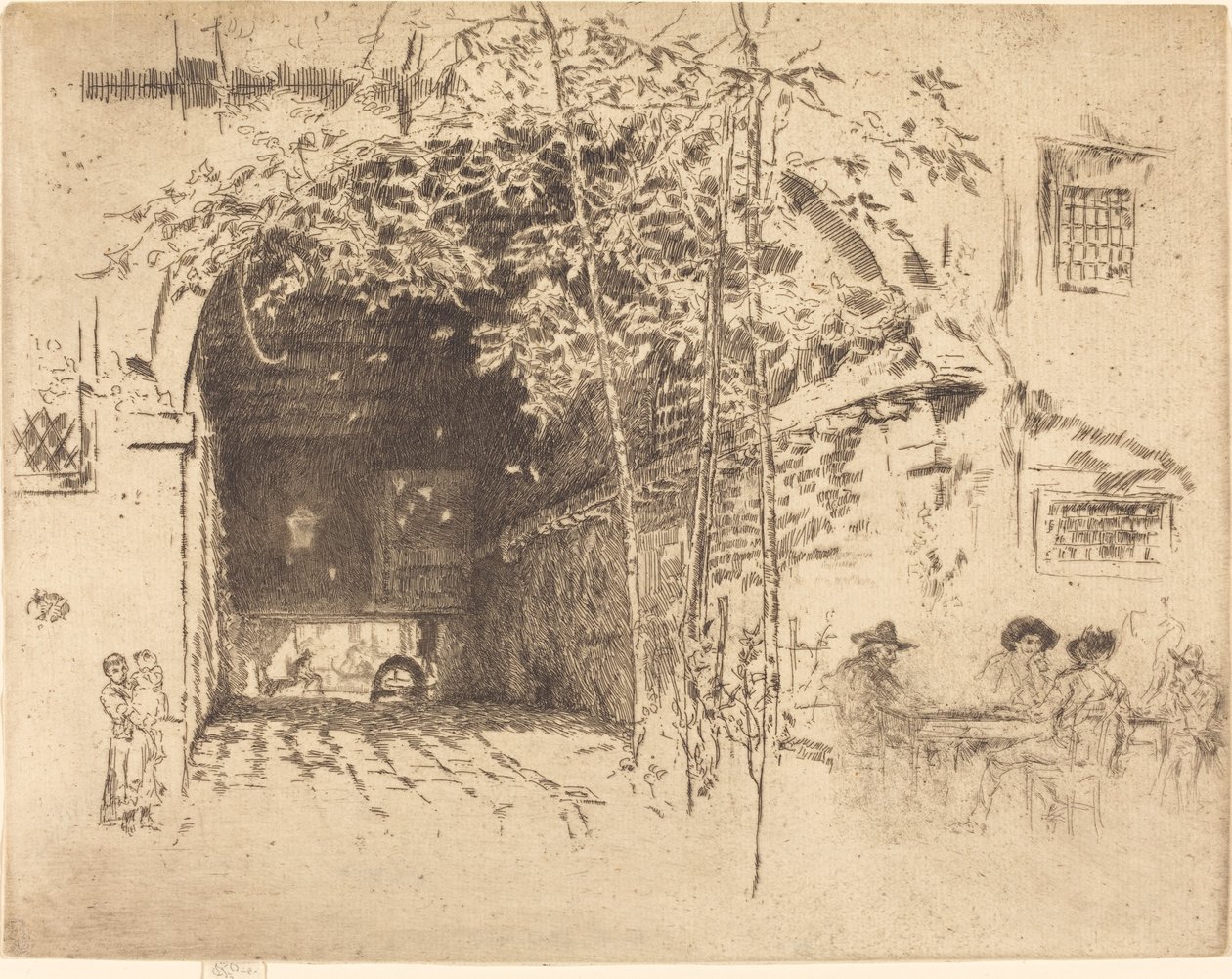 The Ferry, No.II, 18791880. od James Abbott McNeill Whistler
