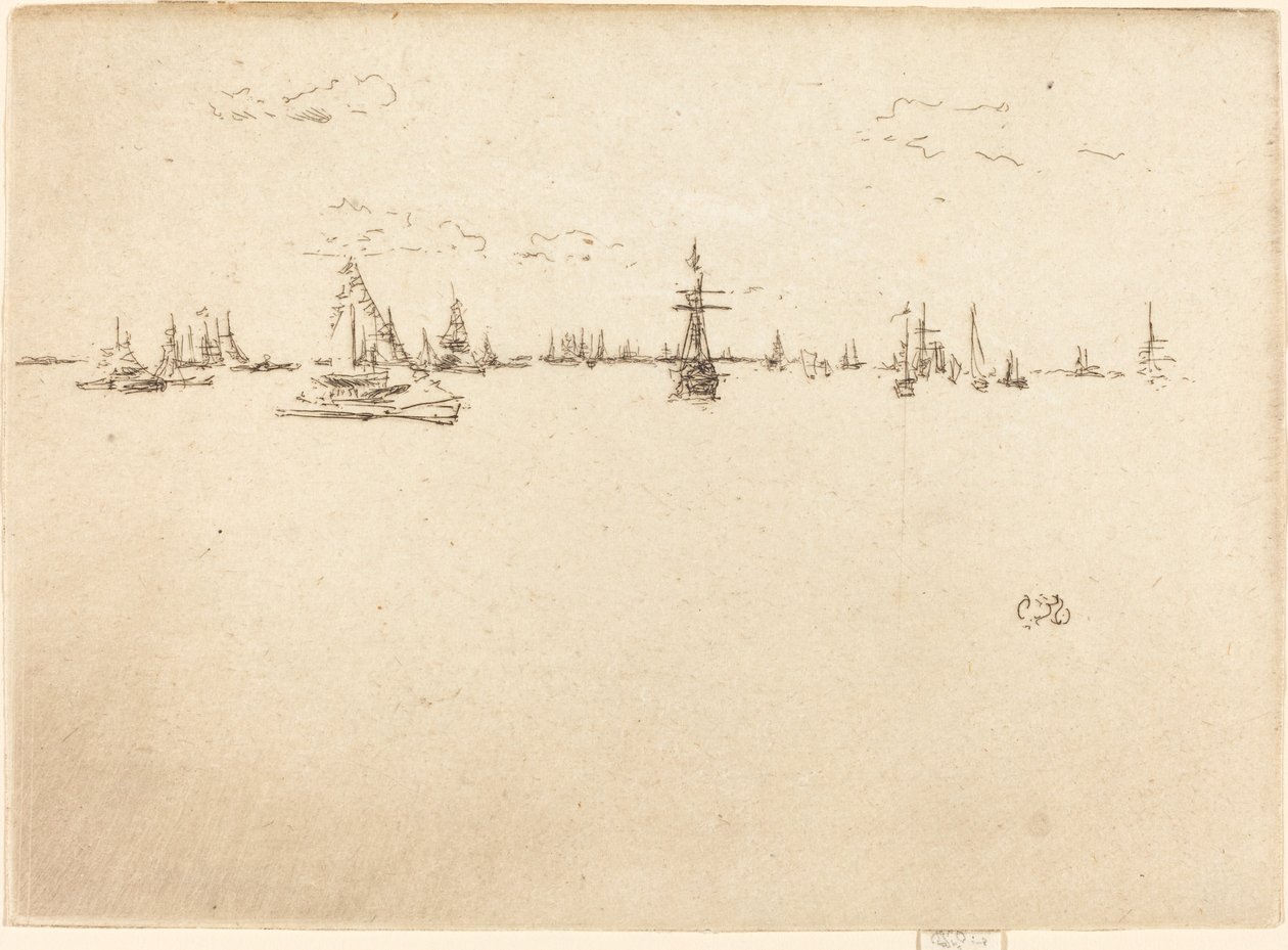 Věžová loď, 1887. od James Abbott McNeill Whistler