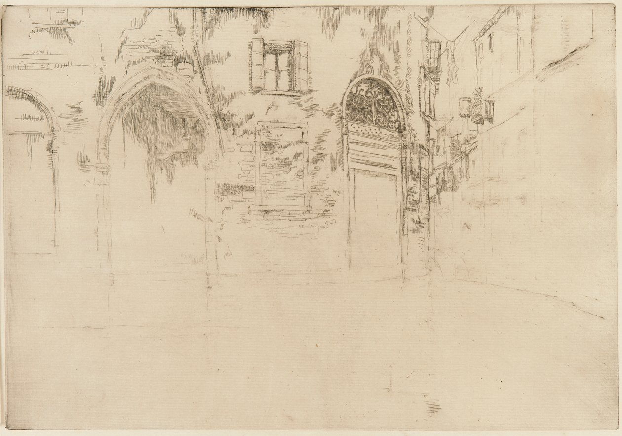 The Two Doorways, 1879-1880. od James Abbott McNeill Whistler
