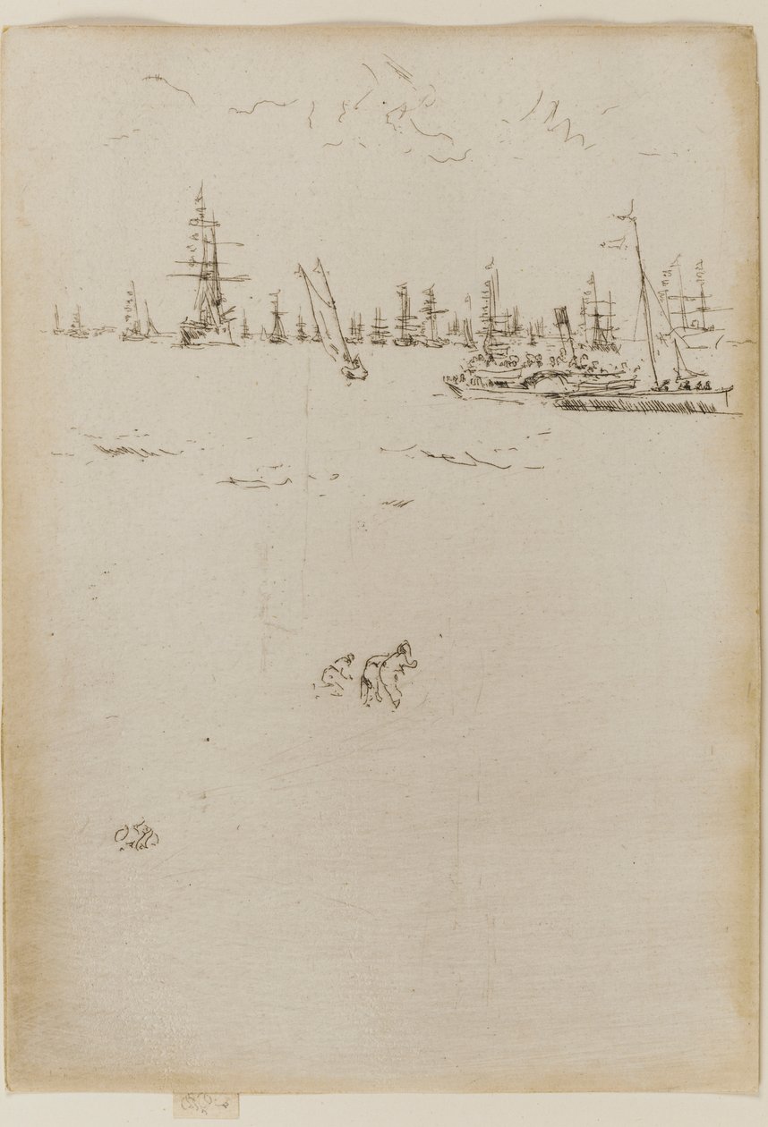 Návštěvnická loď, 1887. od James Abbott McNeill Whistler