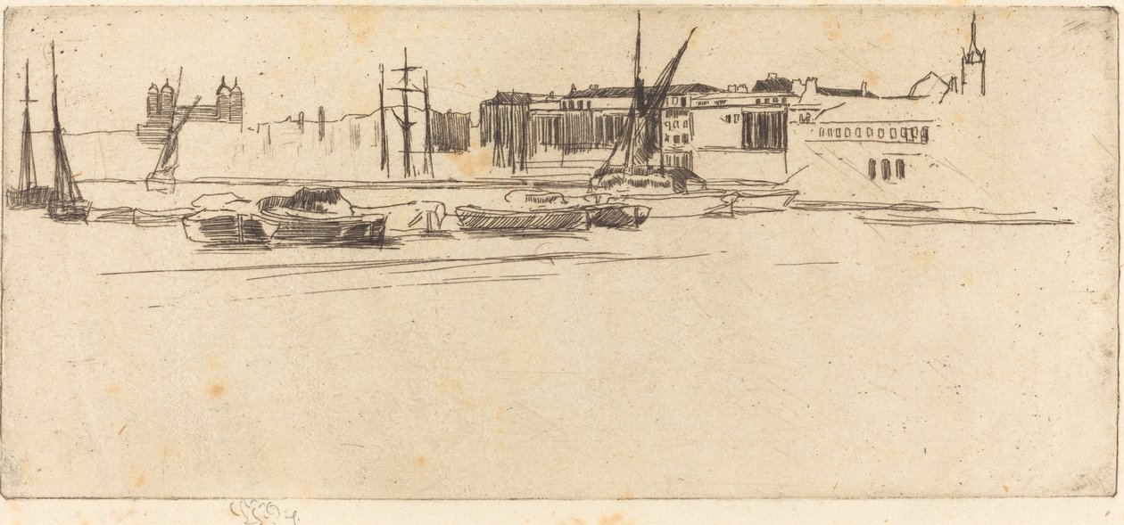 Bílá věž, c. 1875. od James Abbott McNeill Whistler